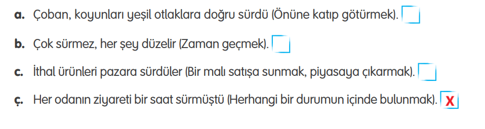 4. Sınıf Türkçe Ders Kitabı Sayfa 170 Cevapları Tuna Yayıncılık