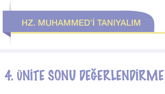 4.Ünite Sonu Değerlendirme Cevapları