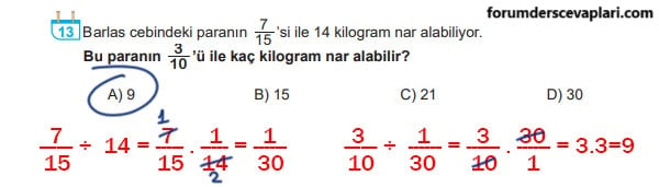 6. Sınıf Matematik Ders Kitabı Sayfa 129 Cevapları MEB Yayınları3