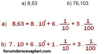 6. Sınıf Matematik Ders Kitabı Sayfa 139 Cevapları MEB Yayınları