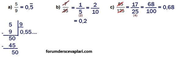 6. Sınıf Matematik Ders Kitabı Sayfa 142 Cevapları Doğa Yayıncılık