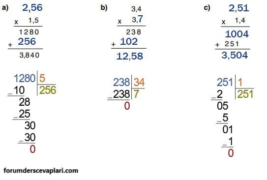 6. Sınıf Matematik Ders Kitabı Sayfa 155 Cevapları Doğa Yayıncılık3