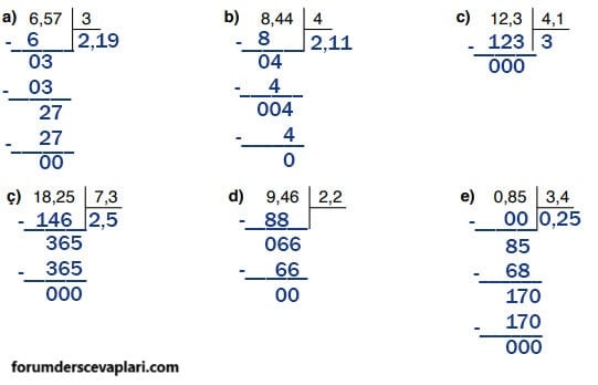 6. Sınıf Matematik Ders Kitabı Sayfa 155 Cevapları Doğa Yayıncılık5