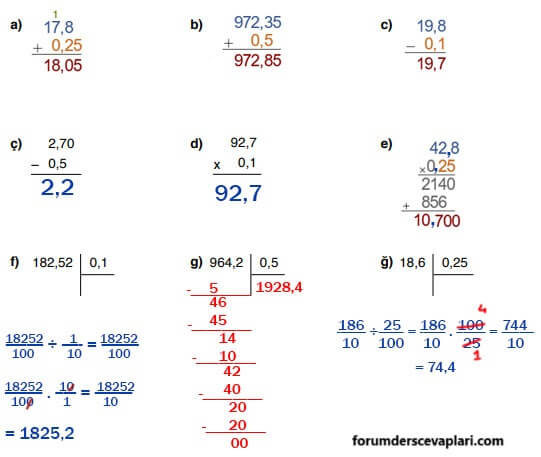 6. Sınıf Matematik Ders Kitabı Sayfa 160 Cevapları Doğa Yayıncılık