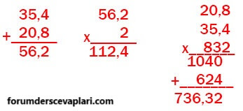 6. Sınıf Matematik Ders Kitabı Sayfa 163 Cevapları Doğa Yayıncılık2