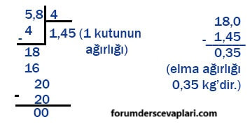 6. Sınıf Matematik Ders Kitabı Sayfa 164 Cevapları Doğa Yayıncılık2