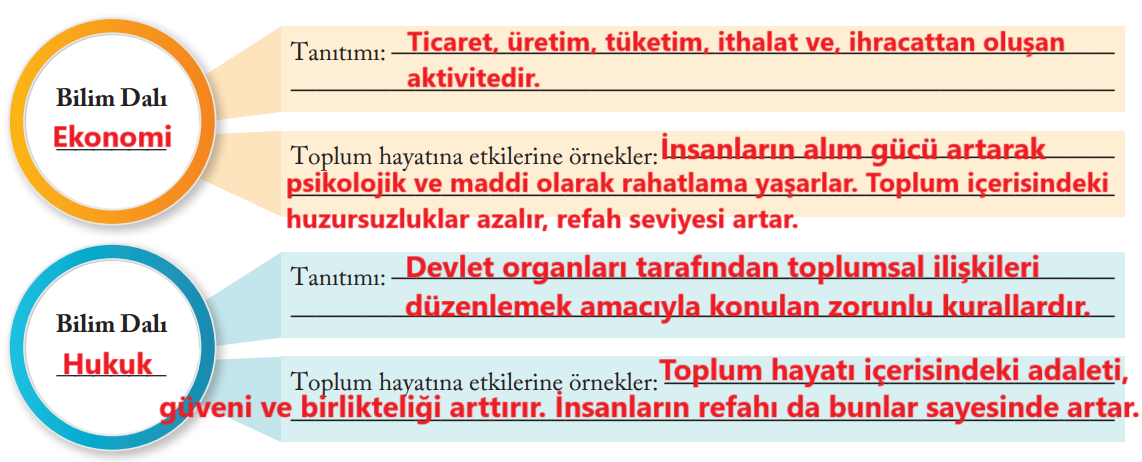 6. Sınıf Sosyal Bilgiler Ders Kitabı Sayfa 138 Cevapları EVOS Yayıncılık