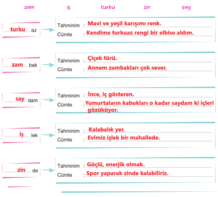 6. Sınıf Türkçe Ders Kitabı Sayfa 144 Cevapları Yıldırım Yayınları