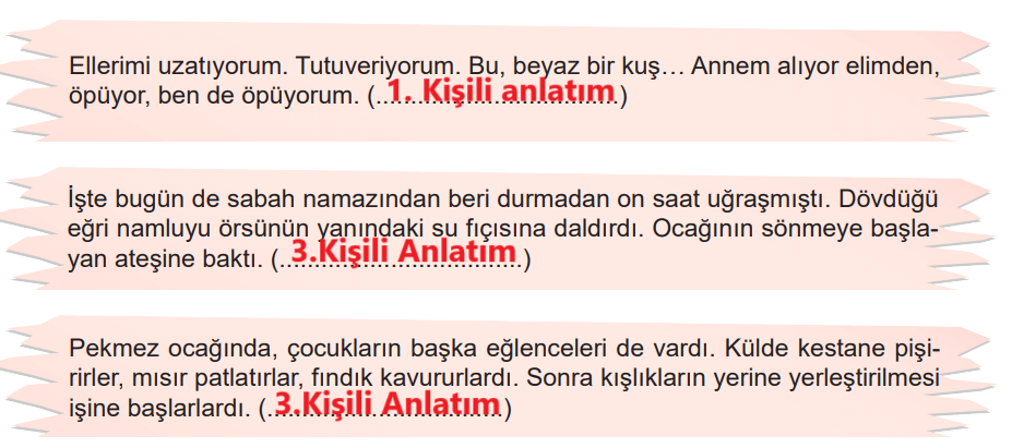 6. Sınıf Türkçe Ders Kitabı Sayfa 154 Cevapları