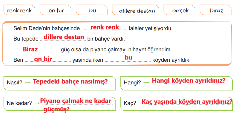 6. Sınıf Türkçe Ders Kitabı Sayfa 162 Cevapları Yıldırım Yayınları1