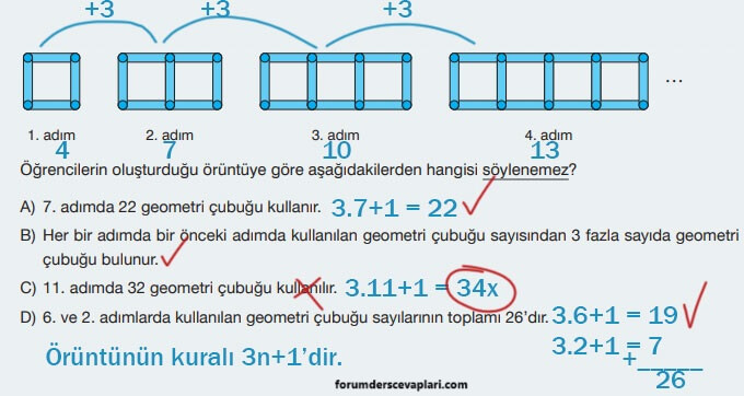 7. Sınıf Matematik Ders Kitabı Sayfa 141 Cevapları Edat Yayınları1