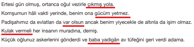 7. Sınıf Türkçe Ders Kitabı Sayfa 110 Cevapları Özgün Yayıncılık