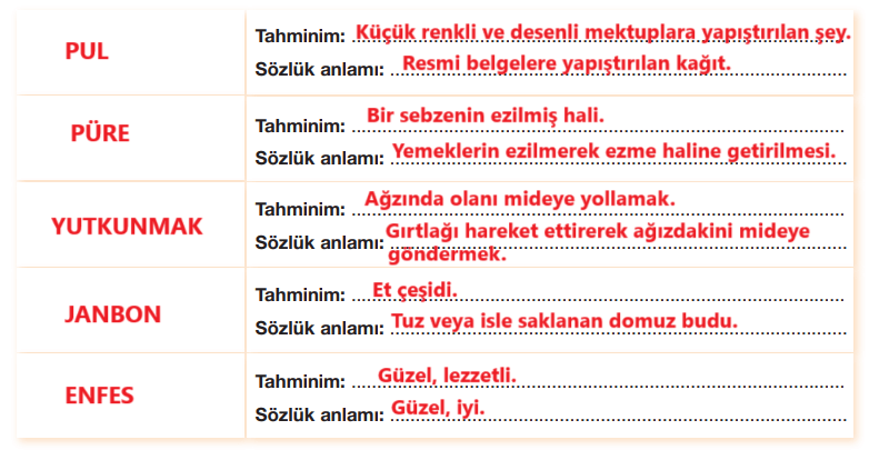 7. Sınıf Türkçe Ders Kitabı Sayfa 131 Cevapları Özgün Yayıncılık