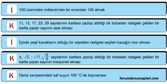 8. Sınıf Matematik Ders Kitabı Sayfa 124 Cevapları MEB Yayınları