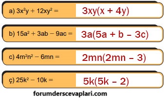 8. Sınıf Matematik Ders Kitabı Sayfa 152-154-157-159. Cevapları MEB Yayınları