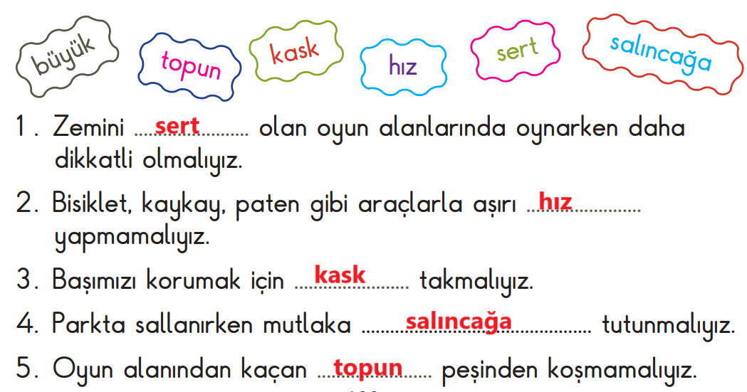 2. Sınıf Hayat Bilgisi Ders Kitabı Sayfa 166 Cevapları MEB Yayınları