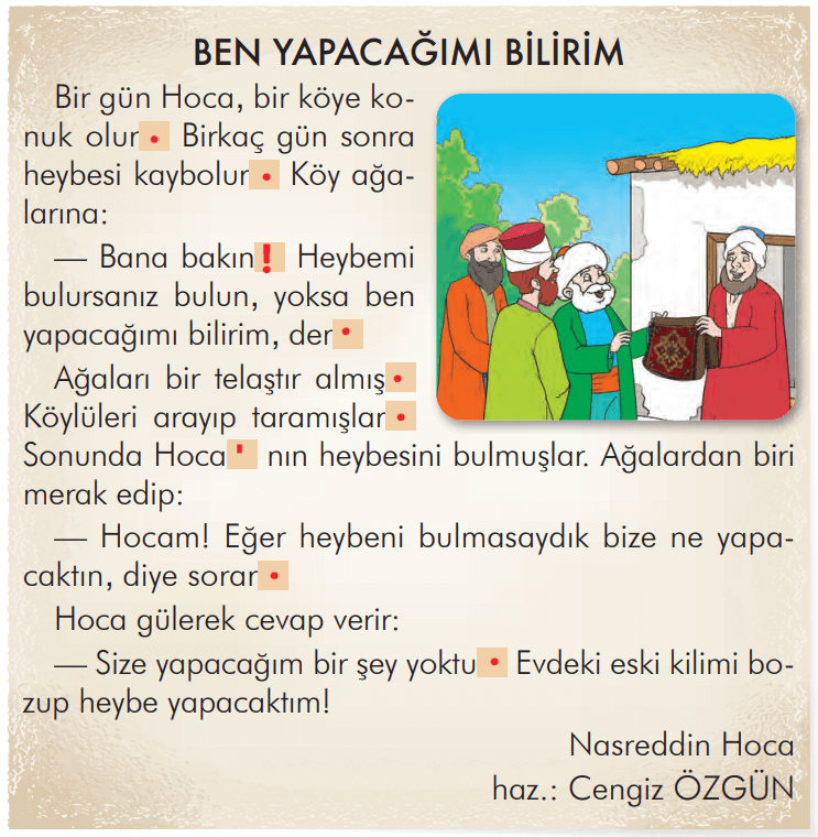 2. Sınıf Türkçe Ders Kitabı Sayfa 206 Cevapları İlke Yayıncılık