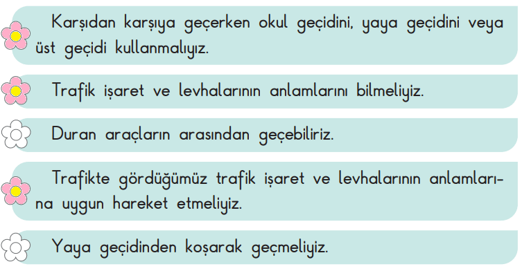 3. Sınıf Hayat Bilgisi Ders Kitabı Sayfa 122 Cevapları SDR İpekyolu Yayıncılık1