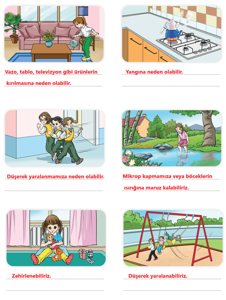 3. Sınıf Hayat Bilgisi Ders Kitabı Sayfa 123-126-127-128-129. Cevapları SDR İpekyolu Yayıncılık