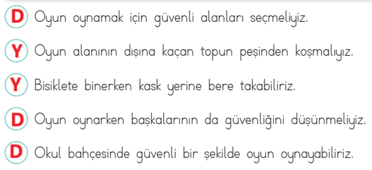 3. Sınıf Hayat Bilgisi Ders Kitabı Sayfa 138-139. Cevapları MEB Yayınları