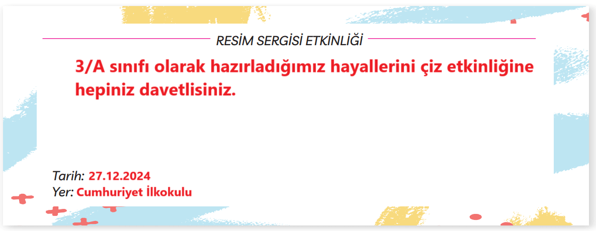 3. Sınıf Türkçe Ders Kitabı Sayfa 241 Cevapları MEB Yayınları