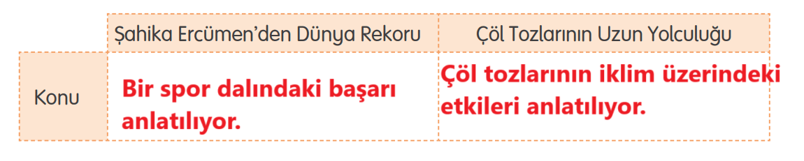 4. Sınıf Türkçe Ders Kitabı Sayfa 214 Cevapları Tuna Yayıncılık