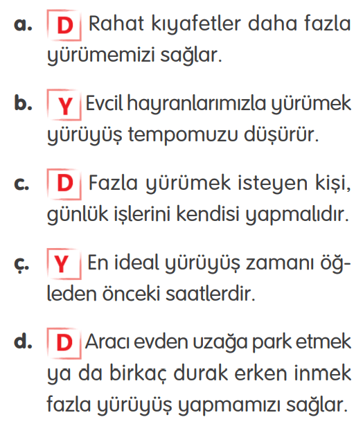 4. Sınıf Türkçe Ders Kitabı Sayfa 229-230-231-232. Cevapları Tuna Yayıncılık