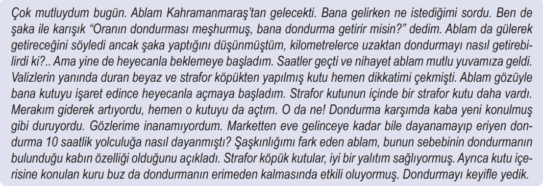 5. Sınıf Fen Bilimleri Ders Kitabı Sayfa 91 Cevapları MEB Yayınları