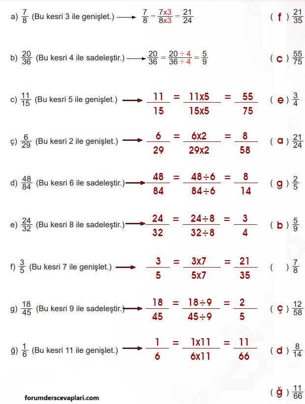 5. Sınıf Matematik Ders Kitabı Sayfa 15 Cevapları MEB Yayınları