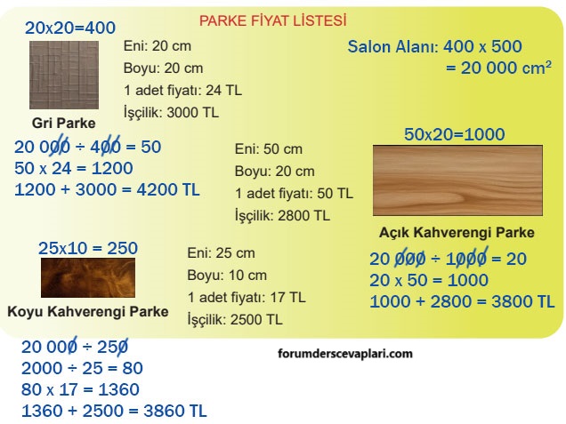 5. Sınıf Matematik Ders Kitabı Sayfa 158 Cevapları MEB Yayınları