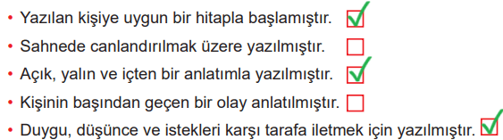 6. Sınıf Türkçe Ders Kitabı Sayfa 178 Cevapları