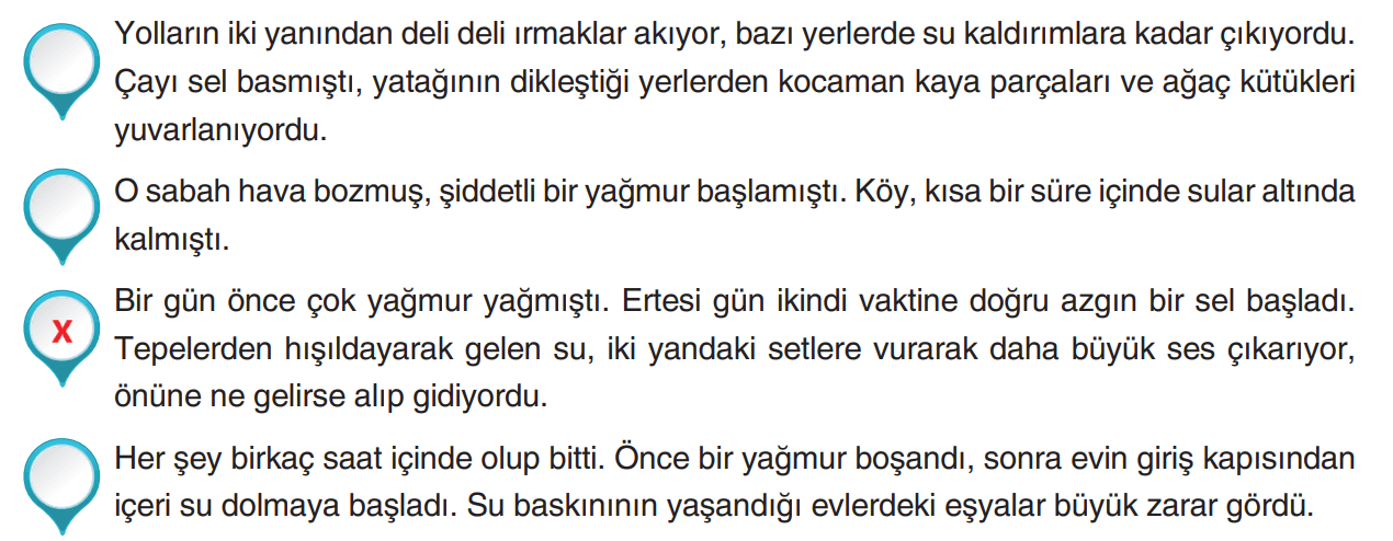 6. Sınıf Türkçe Ders Kitabı Sayfa 203 Cevapları Yıldırım Yayınları