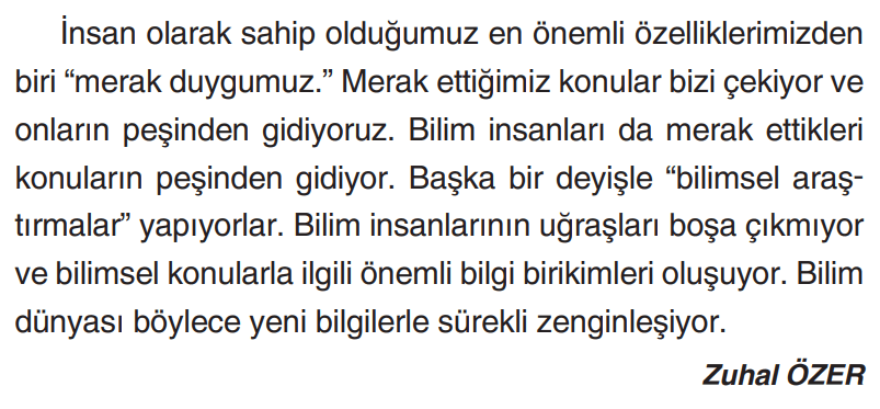 6. Sınıf Türkçe Ders Kitabı Sayfa 212 Cevapları Yıldırım Yayınları