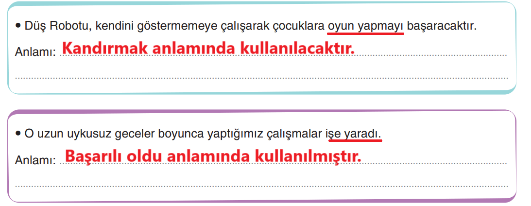 6. Sınıf Türkçe Ders Kitabı Sayfa 235 Cevapları Yıldırım Yayınları