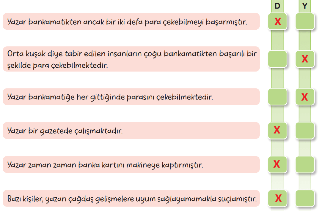 6. Sınıf Türkçe Ders Kitabı Sayfa 241 Cevapları Yıldırım Yayınları