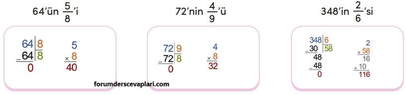 4. Sınıf Matematik Ders Kitabı Sayfa 131-132-133-134-136-137. Cevapları MEB Yayınları