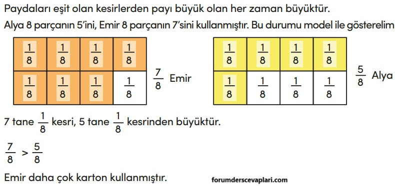 4. Sınıf Matematik Ders Kitabı Sayfa 134 Cevapları MEB Yayınları