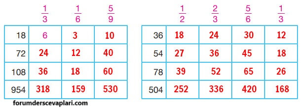 4. Sınıf Matematik Ders Kitabı Sayfa 151 Cevapları Pasifik Yayıncılık