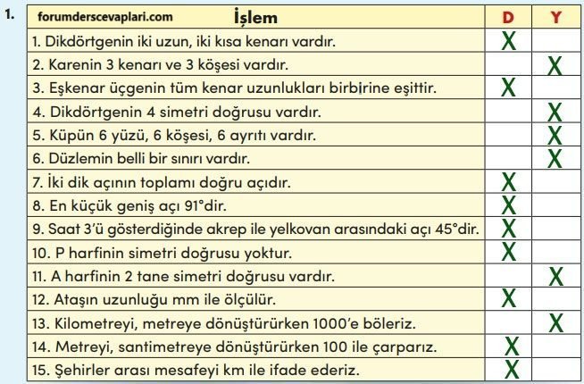 4. Sınıf Matematik Ders Kitabı Sayfa 227 Cevapları MEB Yayınları