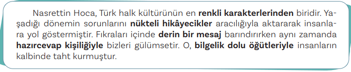 5. Sınıf Türkçe Ders Kitabı Sayfa 16 Cevapları MEB Yayınları