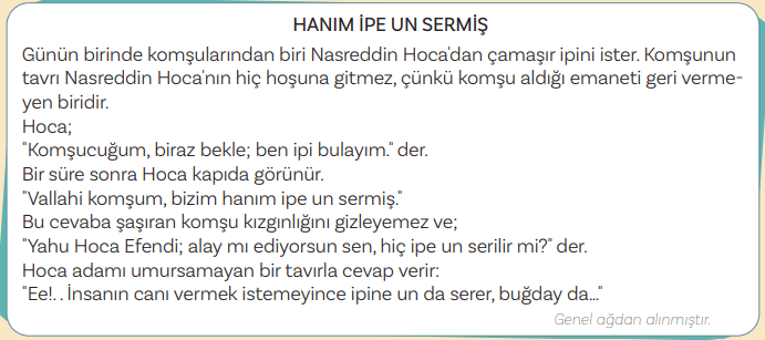 5. Sınıf Türkçe Ders Kitabı Sayfa 18 Cevapları MEB Yayınları2