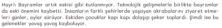 5. Sınıf Türkçe Ders Kitabı Sayfa 26 Cevapları MEB Yayınları