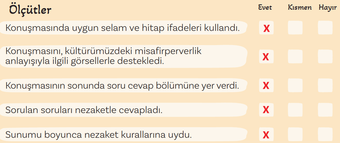 5. Sınıf Türkçe Ders Kitabı Sayfa 34 Cevapları MEB Yayınları