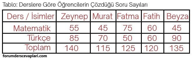 6. Sınıf Matematik Ders Kitabı Sayfa 203 Cevapları MEB Yayınları1