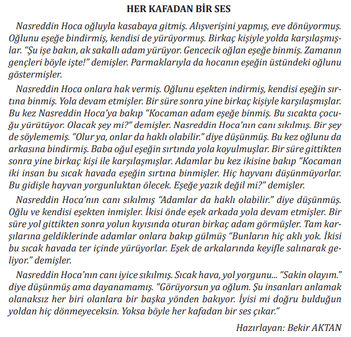 7. Sınıf Türkçe Ders Kitabı Sayfa 168 Cevapları MEB Yayınları