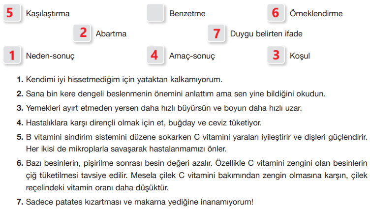 7. Sınıf Türkçe Ders Kitabı Sayfa 202 Cevapları Özgün Yayıncılık