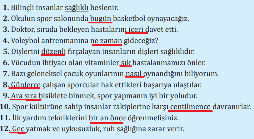 7. Sınıf Türkçe Ders Kitabı Sayfa 211 Cevapları MEB Yayınları