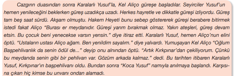 7. Sınıf Türkçe Ders Kitabı Sayfa 215-216-217-218-219. Cevapları Özgün Yayıncılık