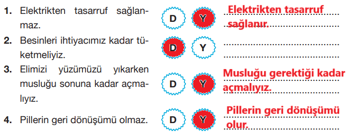 4. Sınıf Fen Bilimleri Ders Kitabı Sayfa 224-225-226-227. Cevapları Pasifik Yayınları