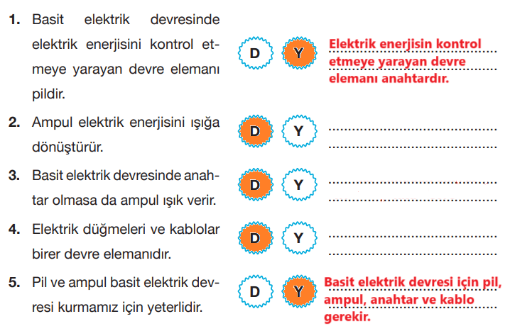 4. Sınıf Fen Bilimleri Ders Kitabı Sayfa 241 Cevapları Pasifik Yayınları